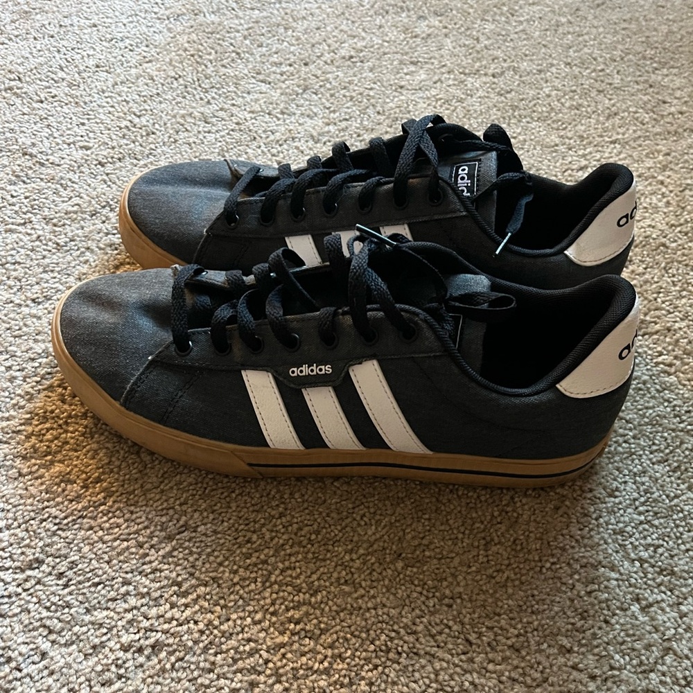 Men’s gray adidas sneaker shoes